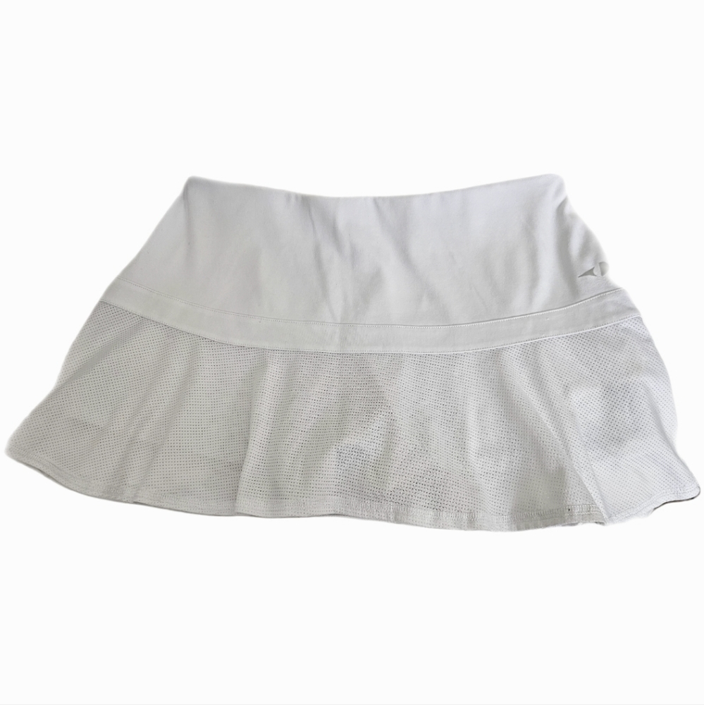 GRAND SLAM WHITE /MESH TENNIS SKIRT